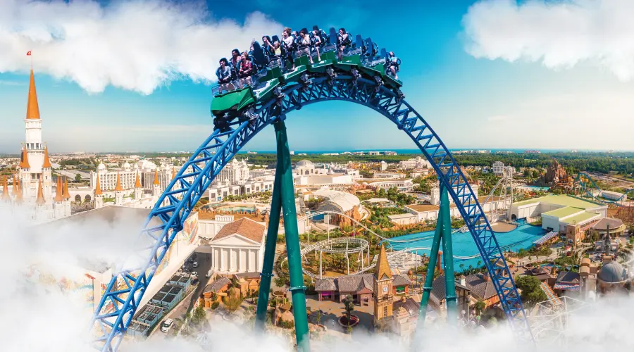 The Land of Legends Theme Park Antalya-Hyper Coaster
