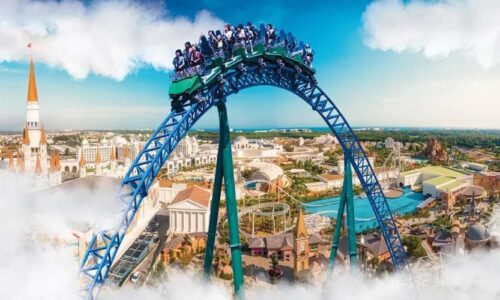 The Land of legends Theme Park Hyper Coaster